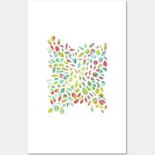 Carnival Drops No. 4: the 4th Piece to a Brightly Colored Abstract Art Series Posters and Art